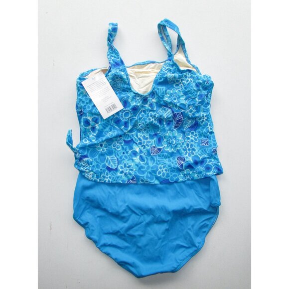 MAXINE of Hollywood Unikini 1 Pc Swimsuit - Sz 12 - NEW - Picture 7 of 13